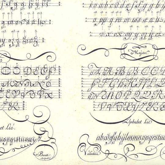 Calligraphy Scripts Italian Paper ~ Rossi Italy